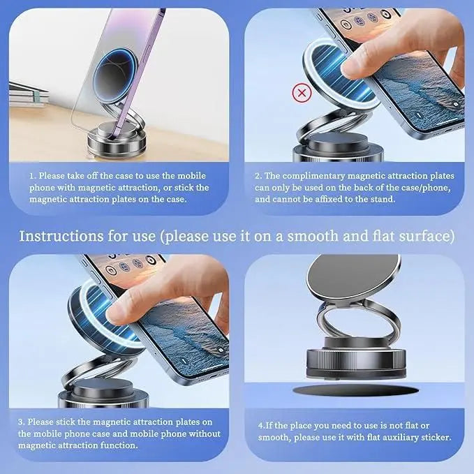 Vacuum Absorption Magnetic phone holder  bracket